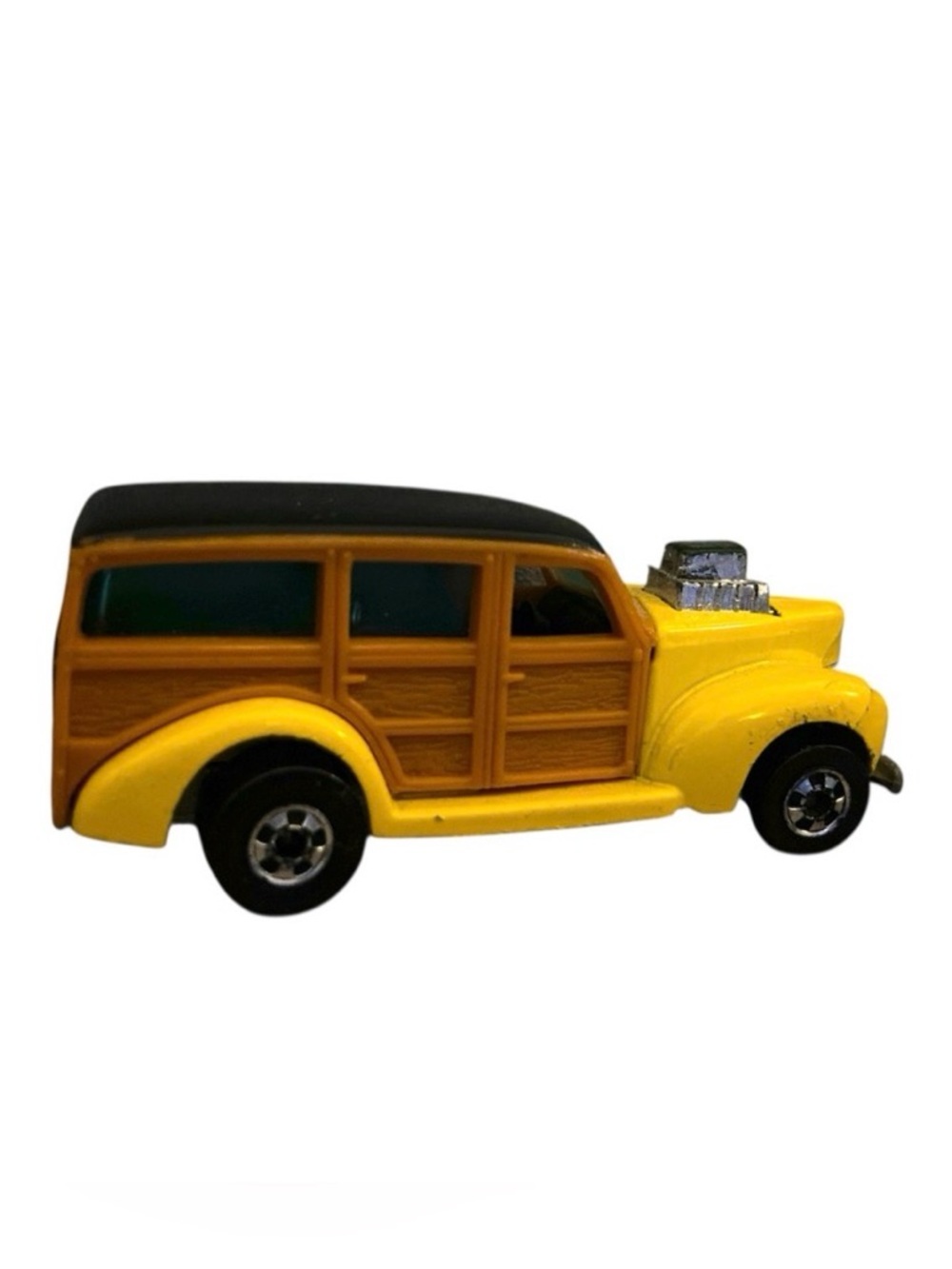 1979 Hot Wheels 40's Ford Woodie, Yellow, 1/64